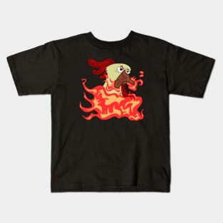 Albert the Fire Breathing Chicken Kids T-Shirt